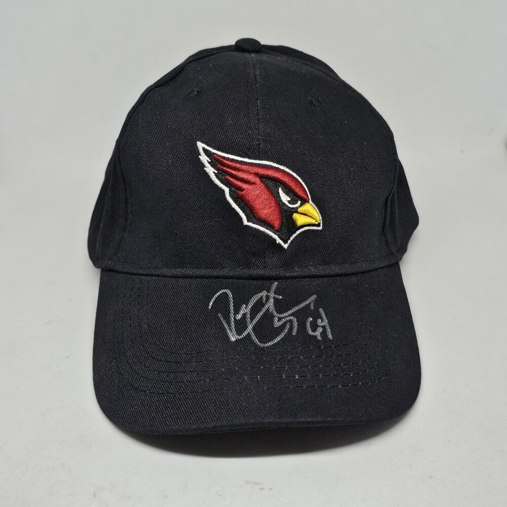 Arizona Cardinals Signed Black NFL Hat Authographed